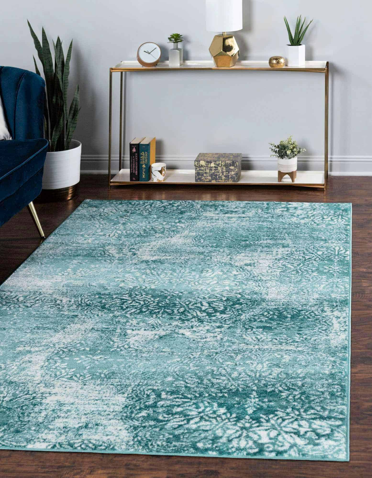 Monte Carlo Turquoise Rug