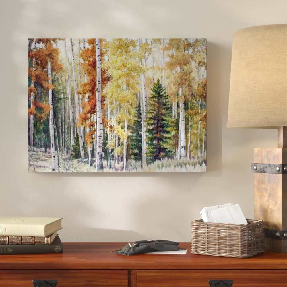 Landscape Paintings Give an Exquisite Look to a Rustic Room