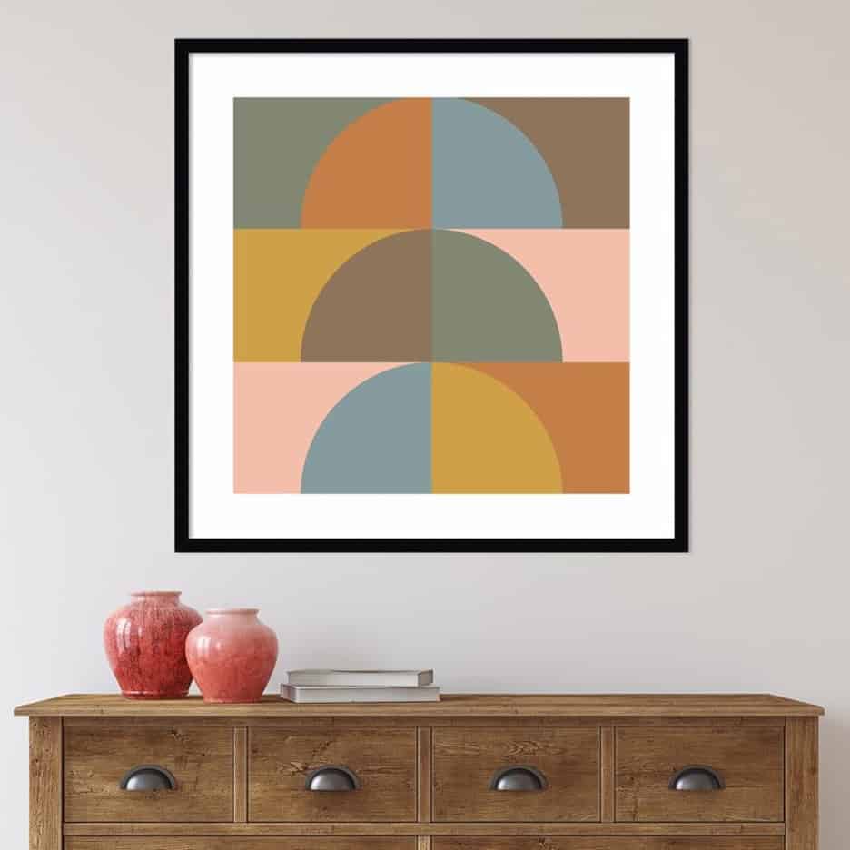 Appreciate Muted Pastels With A Unique Framed Print