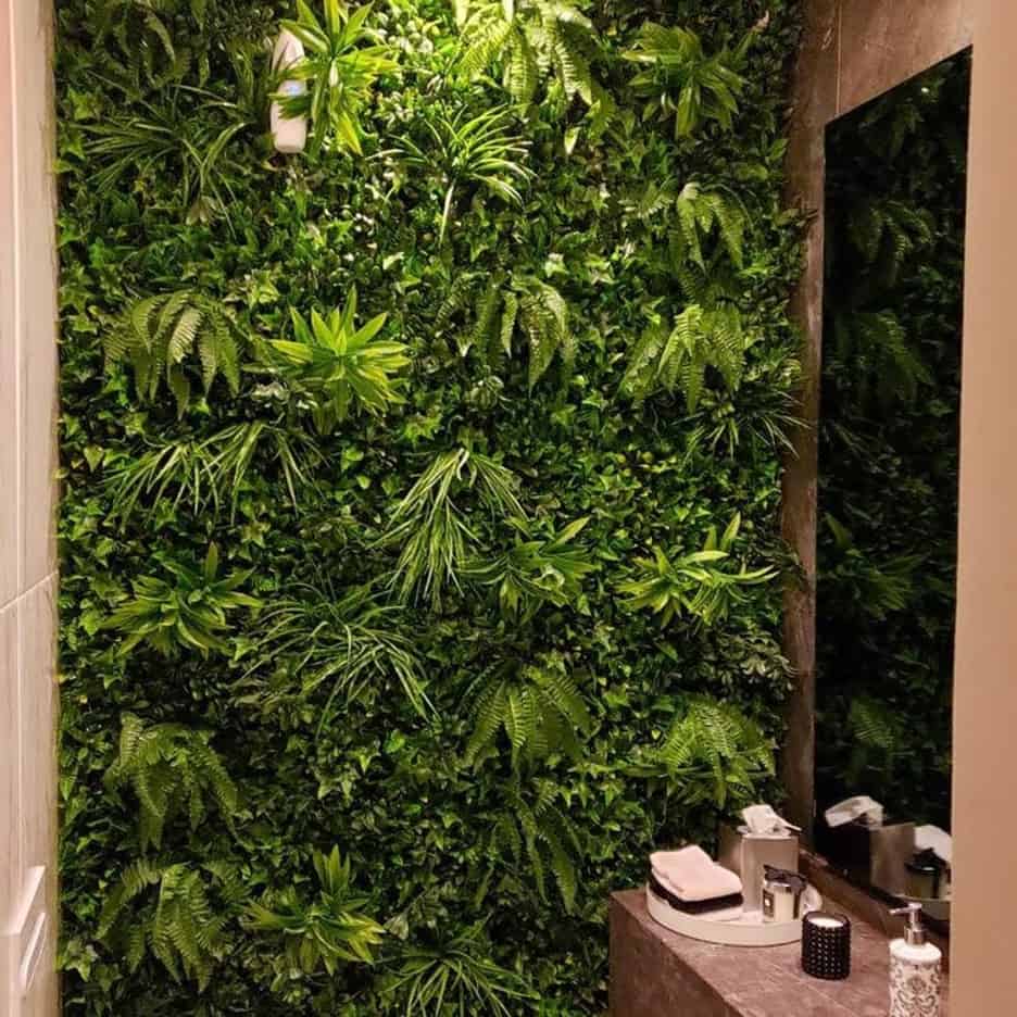 Revamp A Bare Wall With Overflowing Foliage