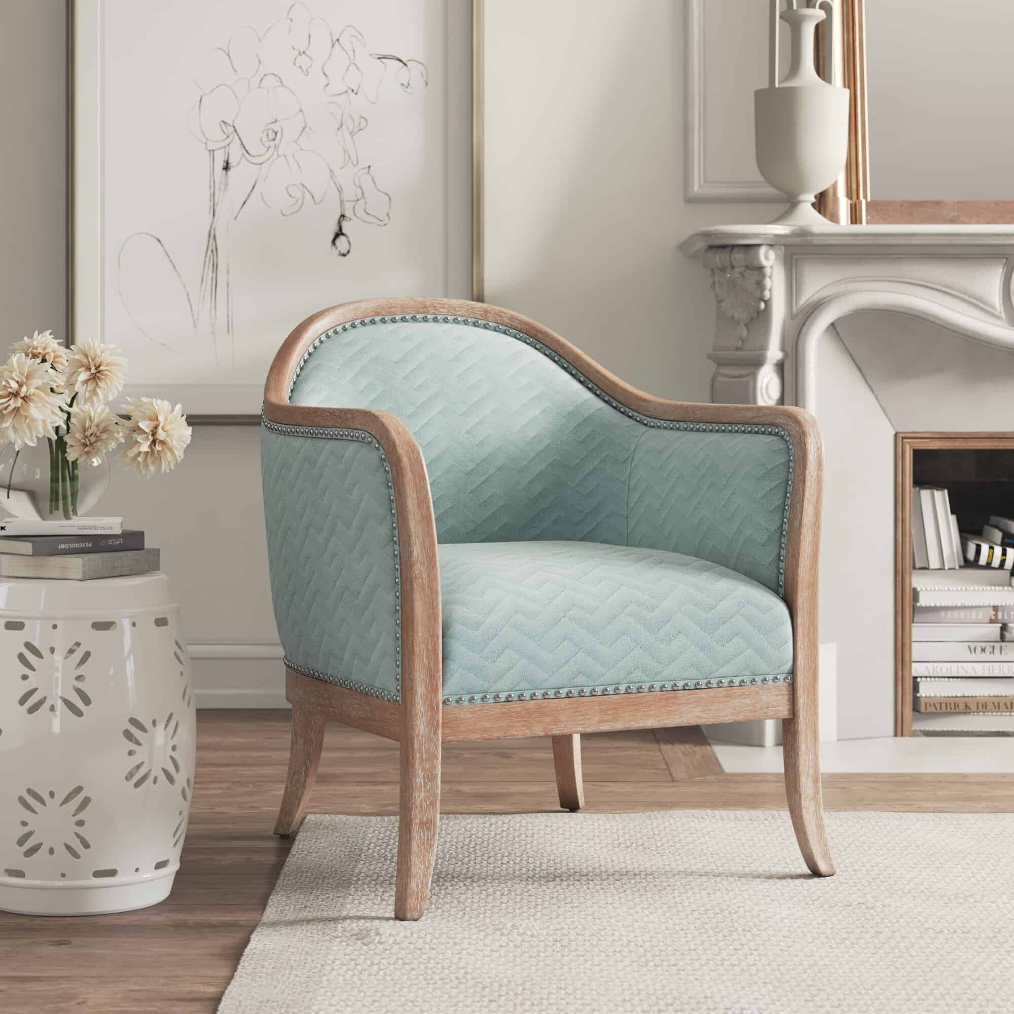 A Light Blue Chair Will Surely Make a Statement