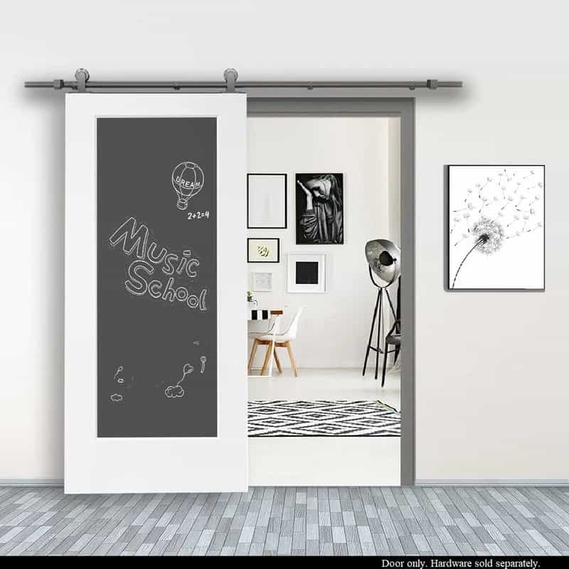 Go For Practicality With a Chalkboard Barn Door