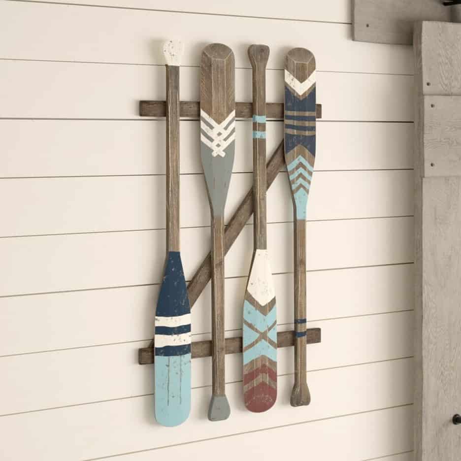 Show Your Passion For Watersports With Oar Wall Décor