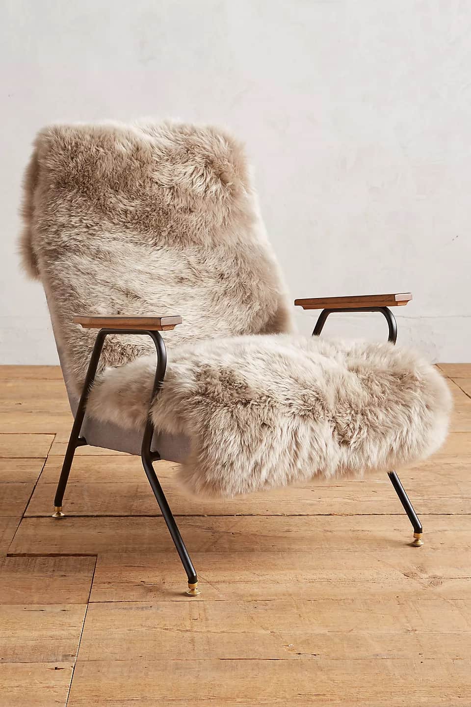 Go for Comfort and Glam With a Shearling Chair