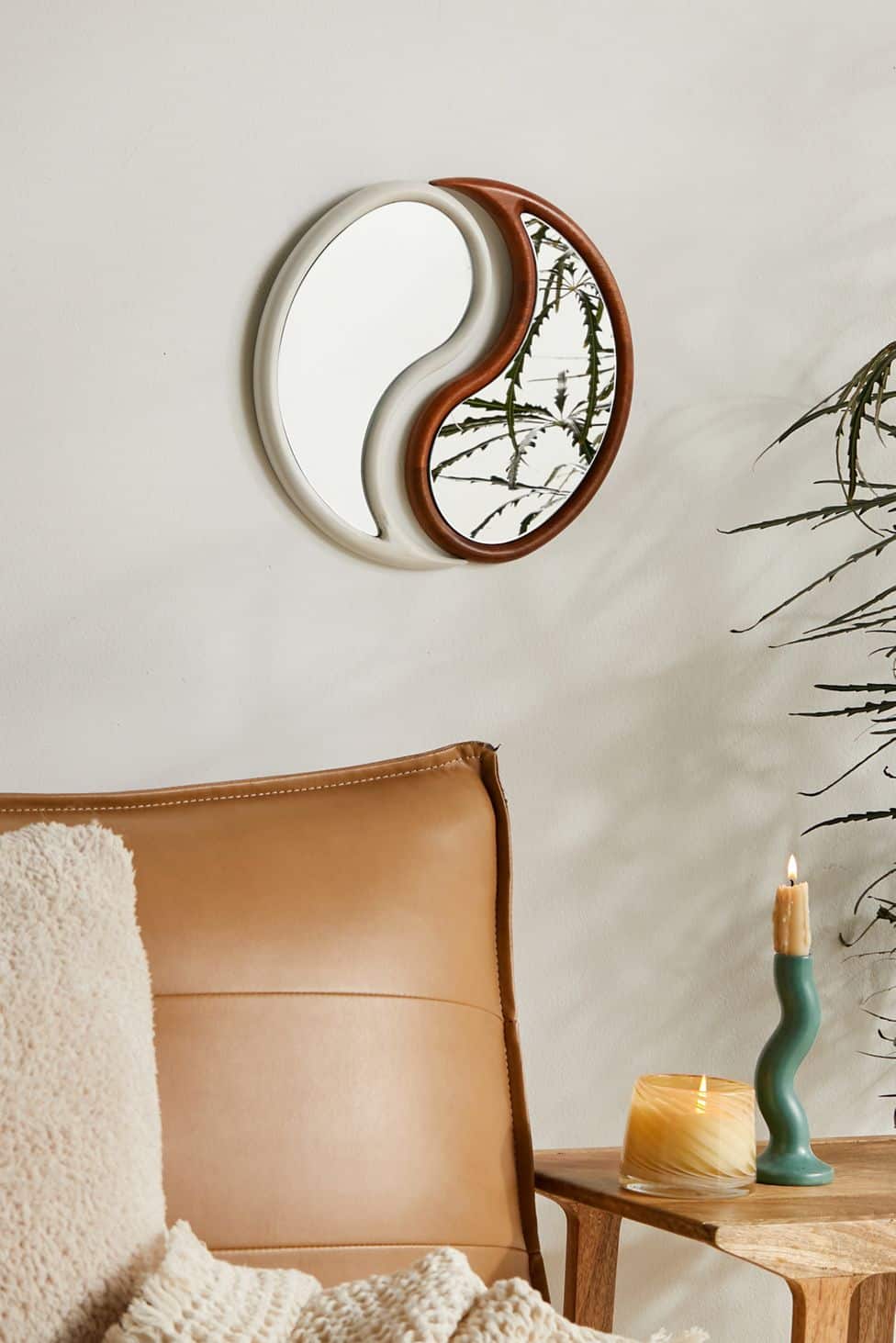 A Yin Yang Mirror Set Will Fit Just Right In A Boho Dining Room