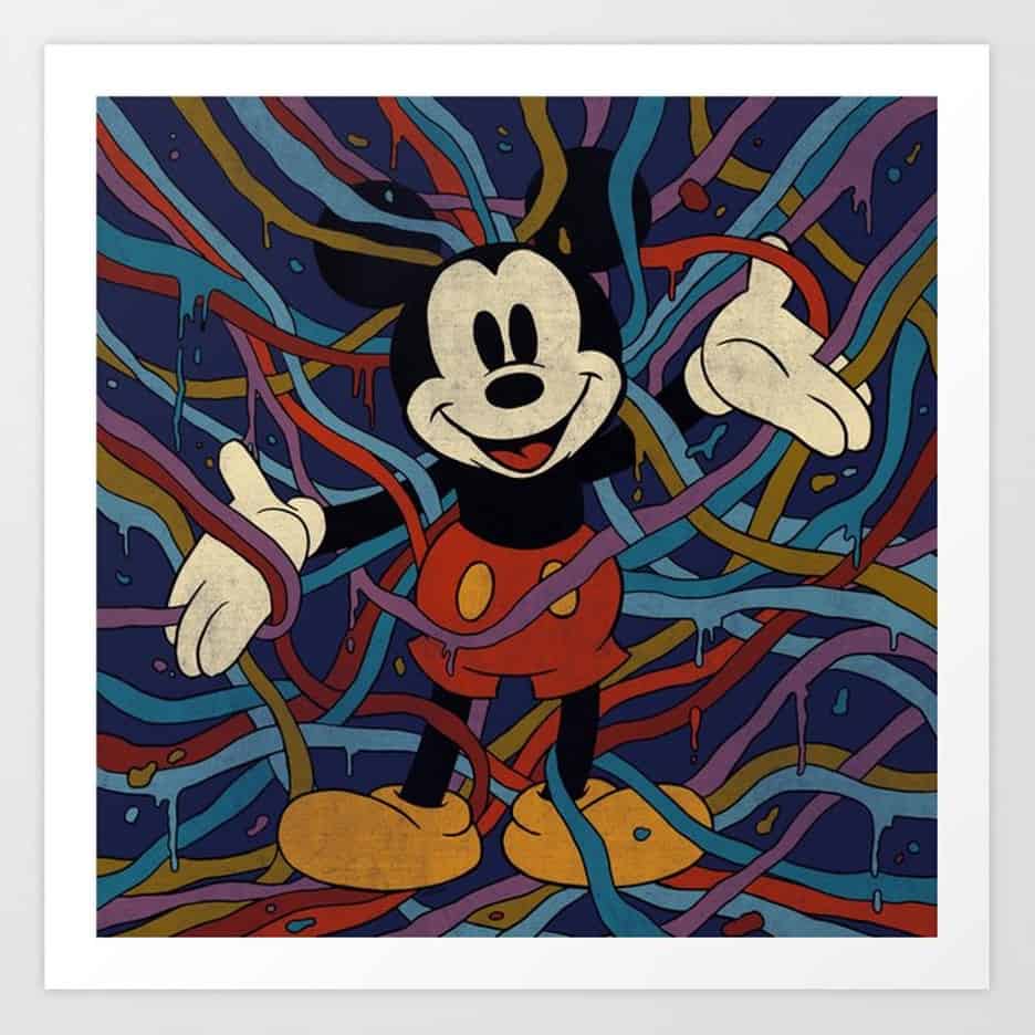 Pay Ode To Disney With Mickey Mouse Wall Prints