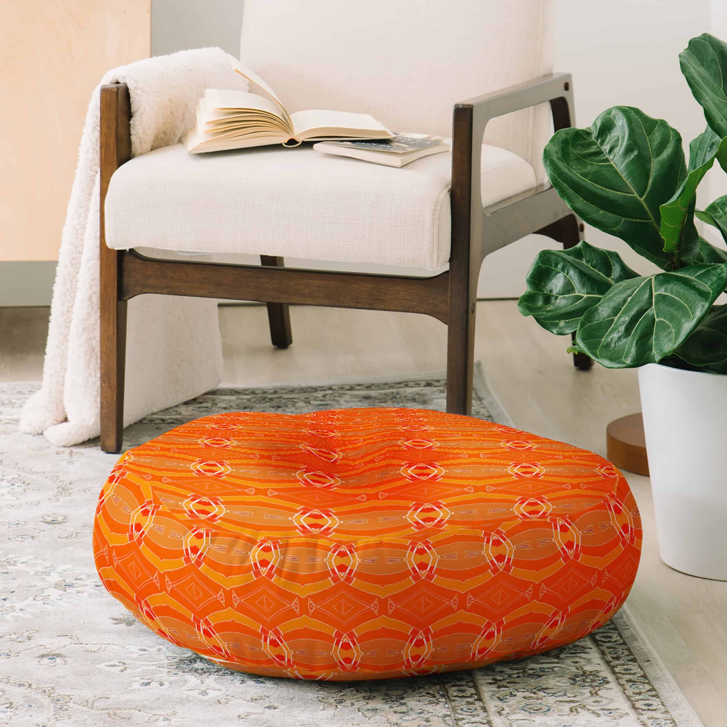 Achieve A Laid-Back Atmosphere With Floor Pillows