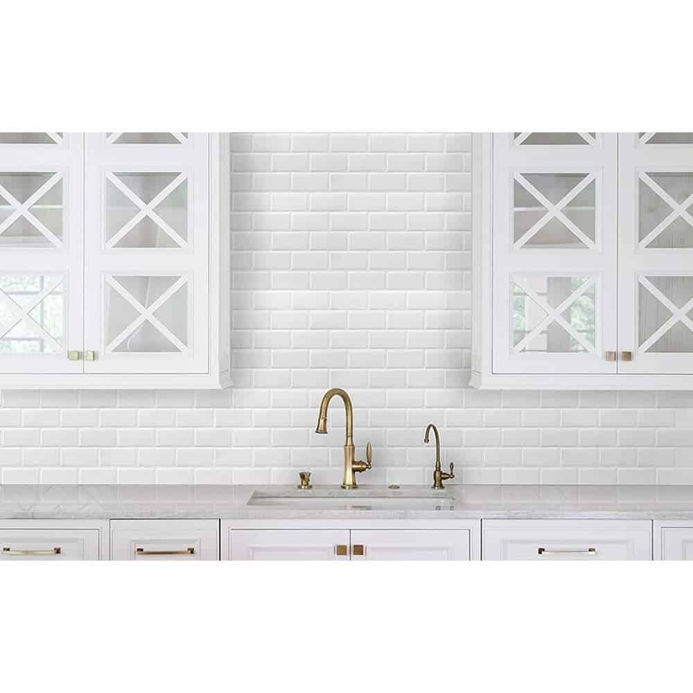 Crisp And Clean White Kitchen