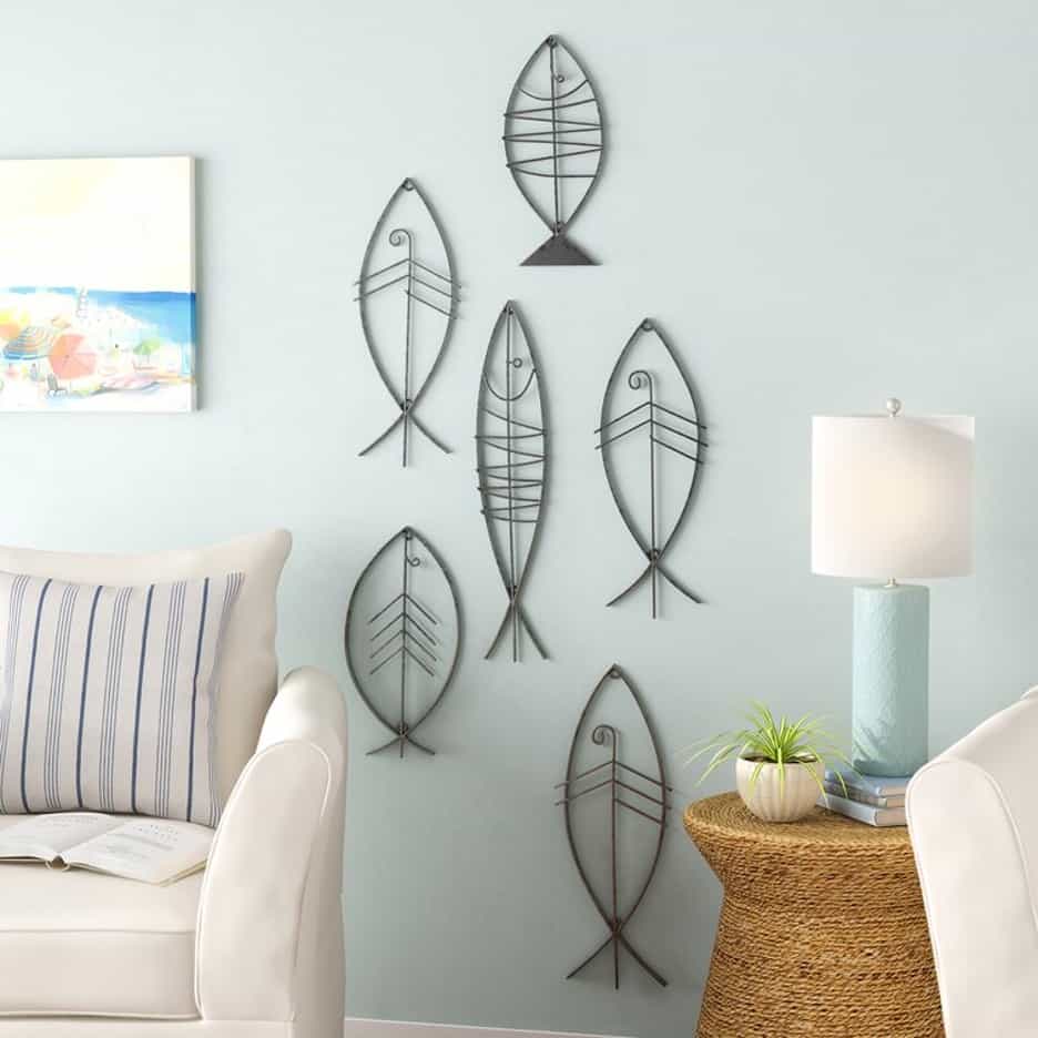 Opt For Contemporary Fish Wall Décor