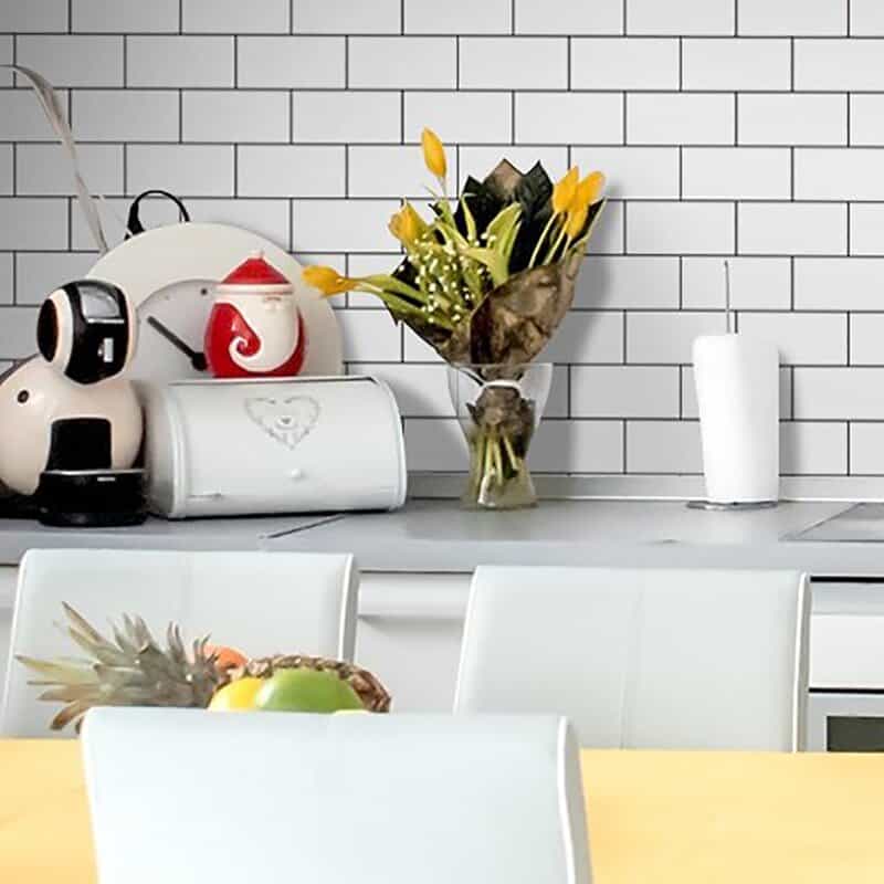 White Subway Glossy Tile