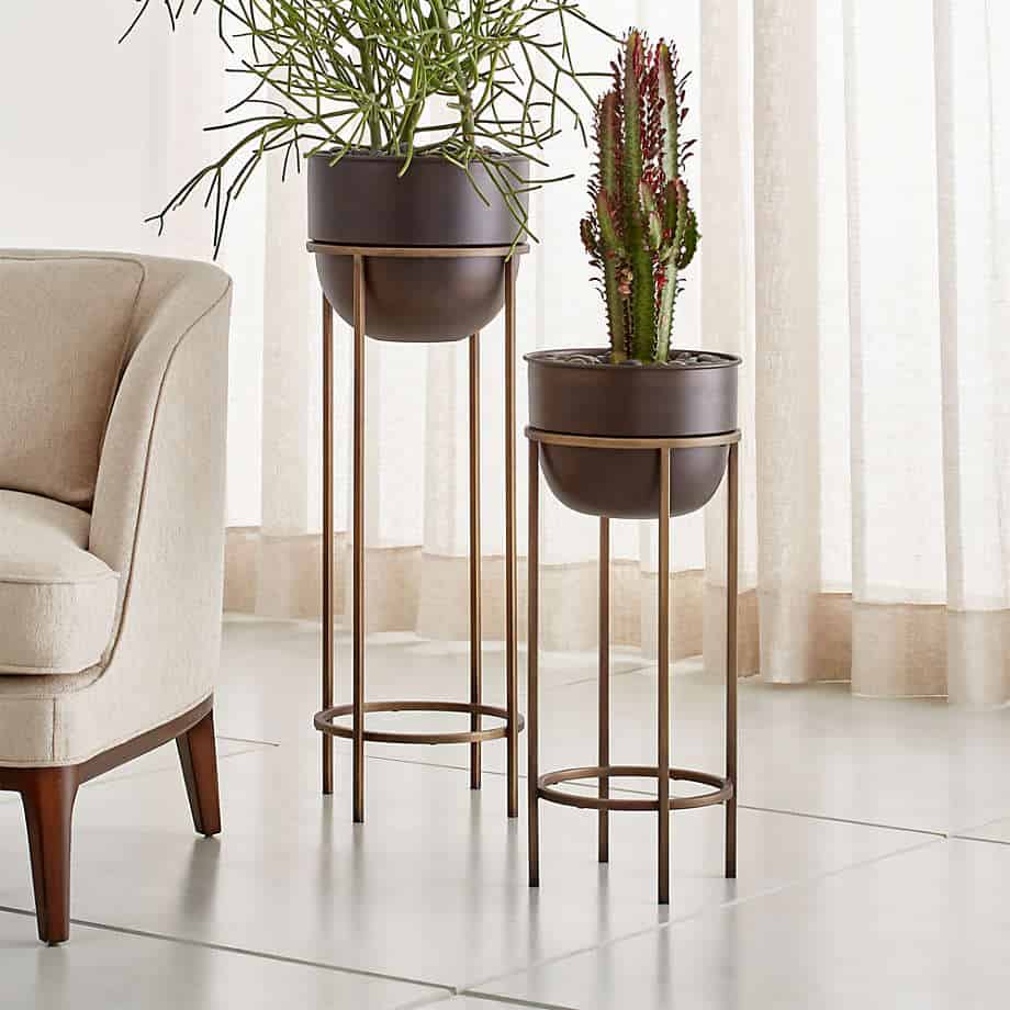 These Metal Plant Stands Add A Modern Touch To Every Home