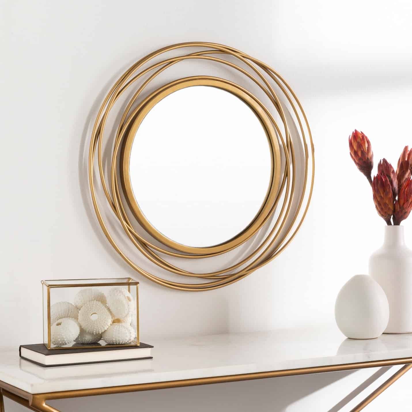 Try A Small, Modern Mirror For Compact Spaces