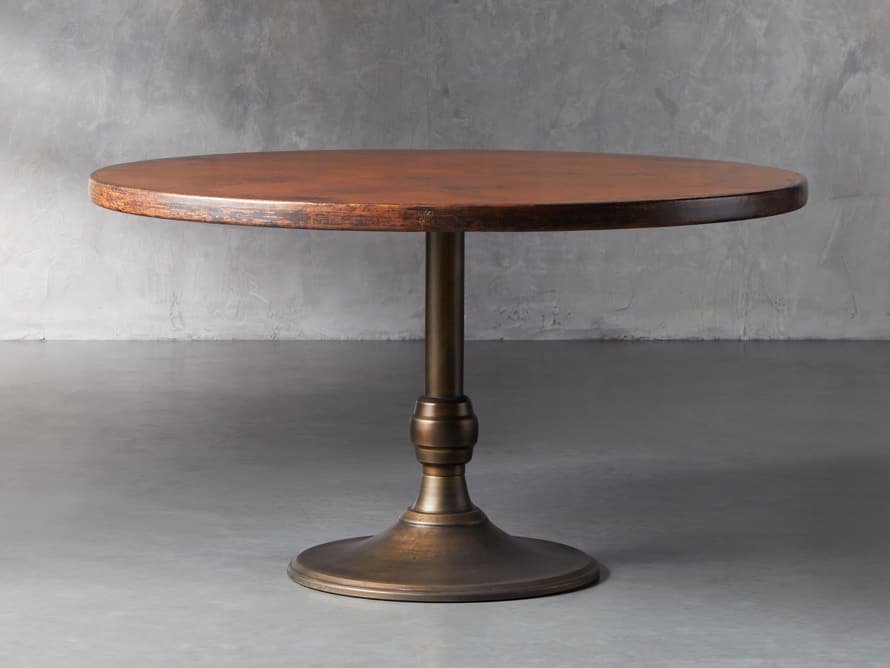 Go Eco-Friendly With A Recycled Metal Dining Table