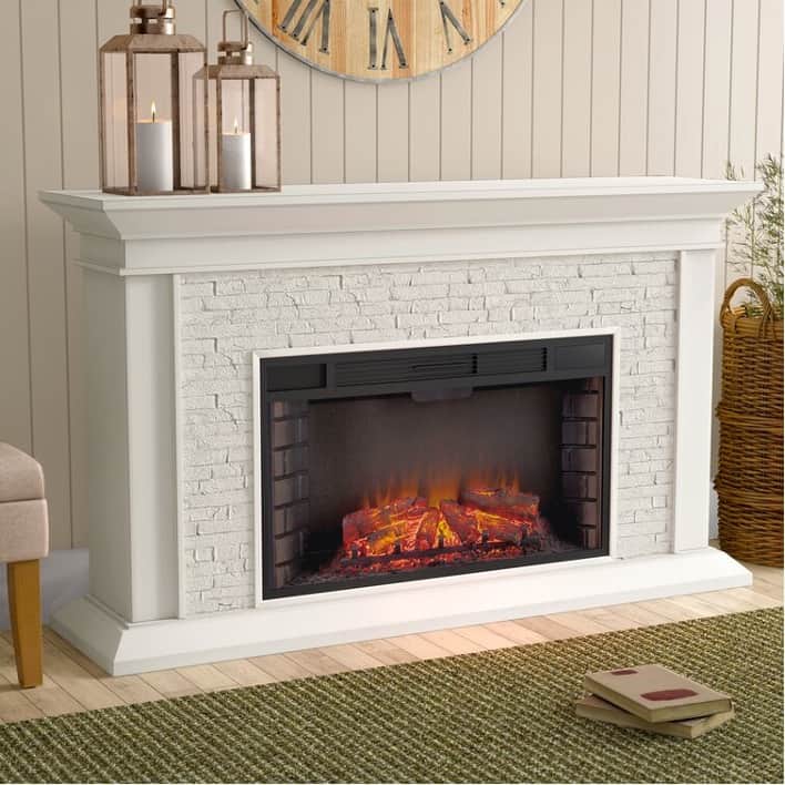 Opt For A Mid-Century Stone Fireplace