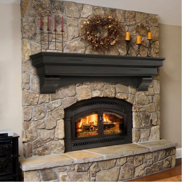 Install An Overhead Mid-Century Modern Fireplace Mantel