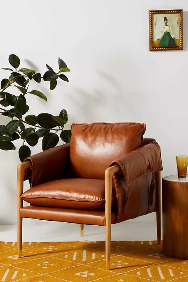 Choose Brown Leather For A Rustic Touch