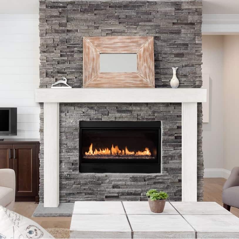 Install A White Fireplace Surround