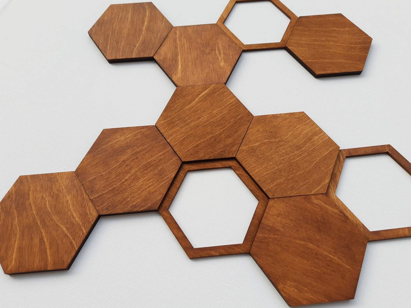 Honeycomb Wood Wall Art