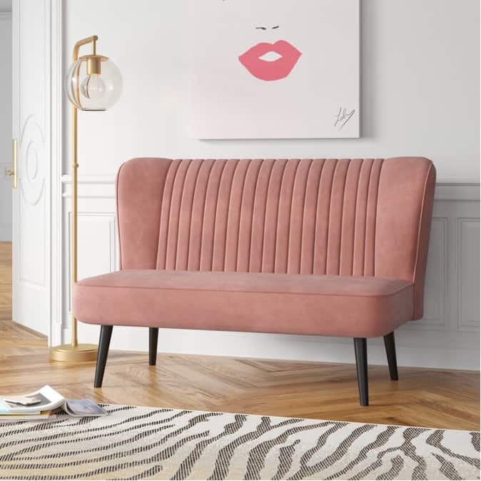 Fill Up Empty Floor Space With A Cute Love Seat