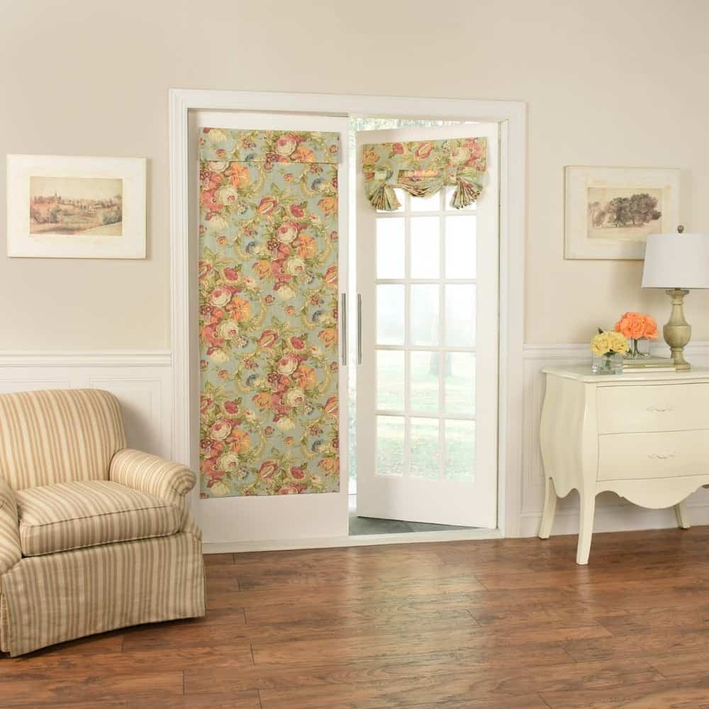 Floral French Door Panel