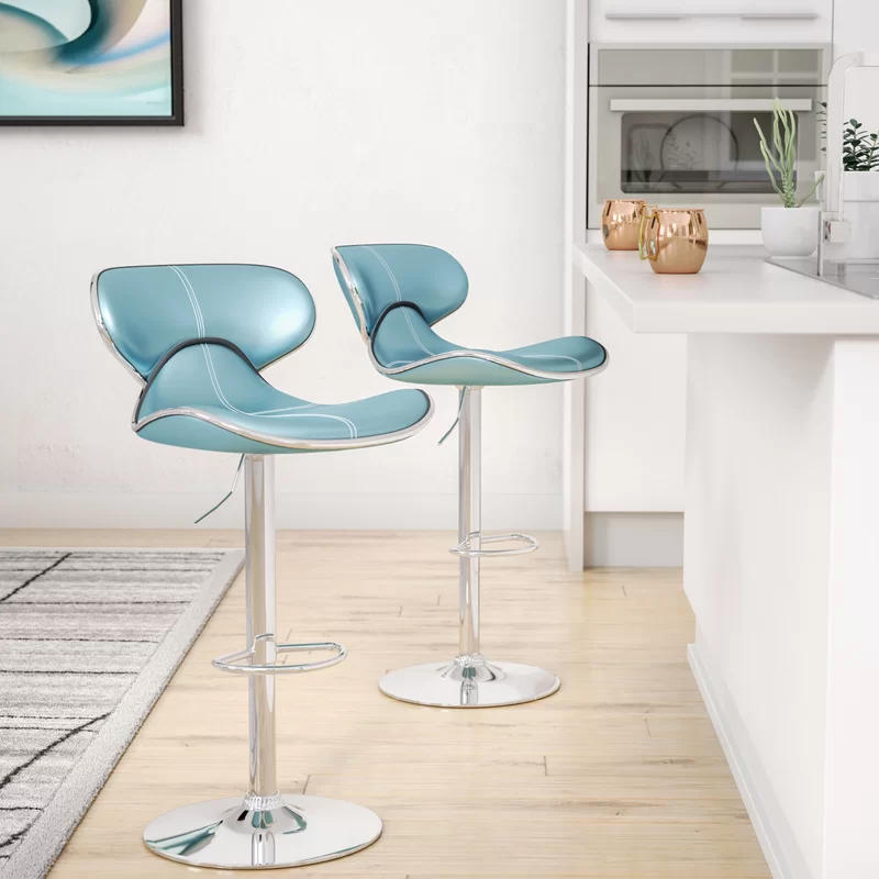 Reach High Desks And Countertops With A Swivel Bar Stool