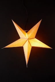 Try a Festive Look with Star-Shaped Pendant Lights