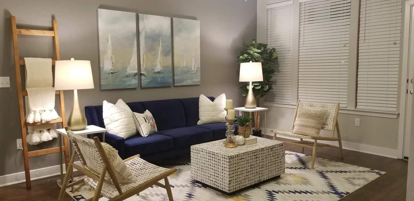Add A Couch In An Accent Color To Avoid A Neutral Takeover