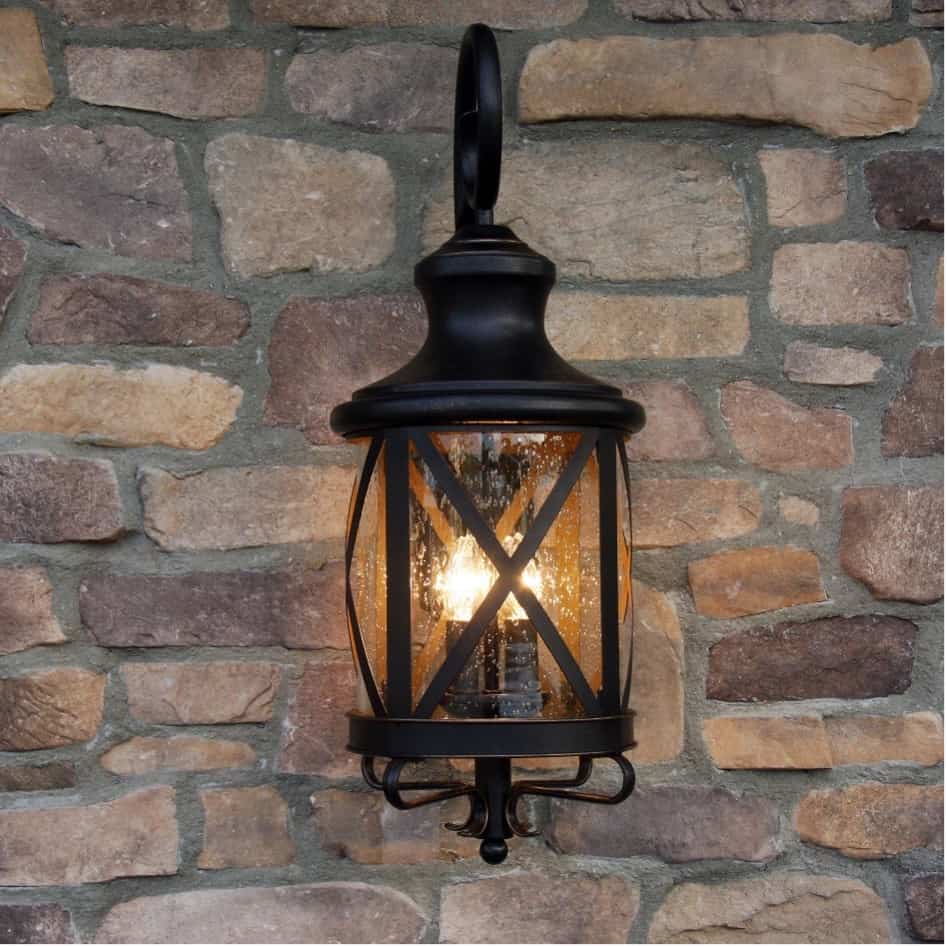 Opt for a Farmhouse-Style Lantern Lamp
