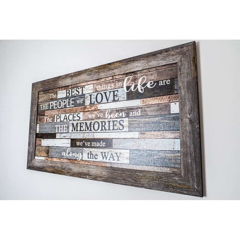 Picture Frame Wood Wall Art