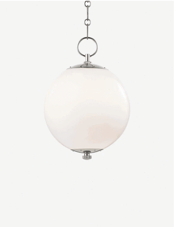 Install A Pearl-Shaped Outdoor Pendant Light