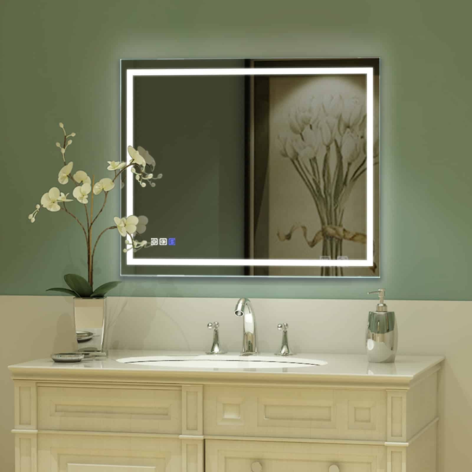 Lighted Mirrors Are A Solution To Limited Space