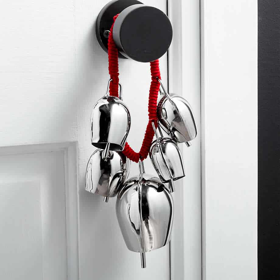 These Bells Are A Fun Piece Of Holiday Decor That Looks Just Right In A Bathroom