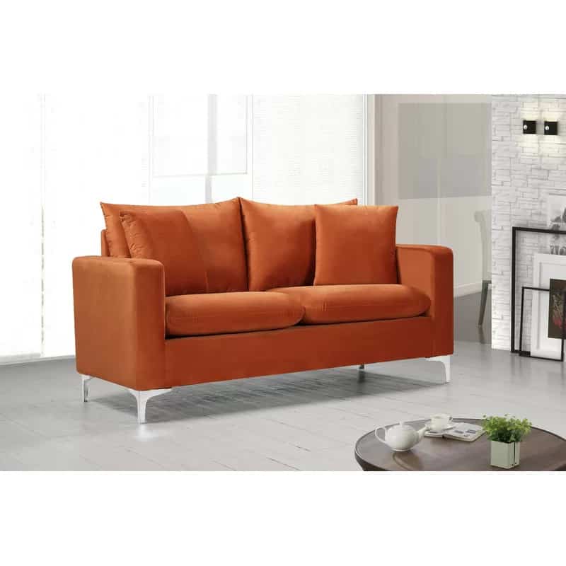 Brighten Up Your Space With An Orange Couch
