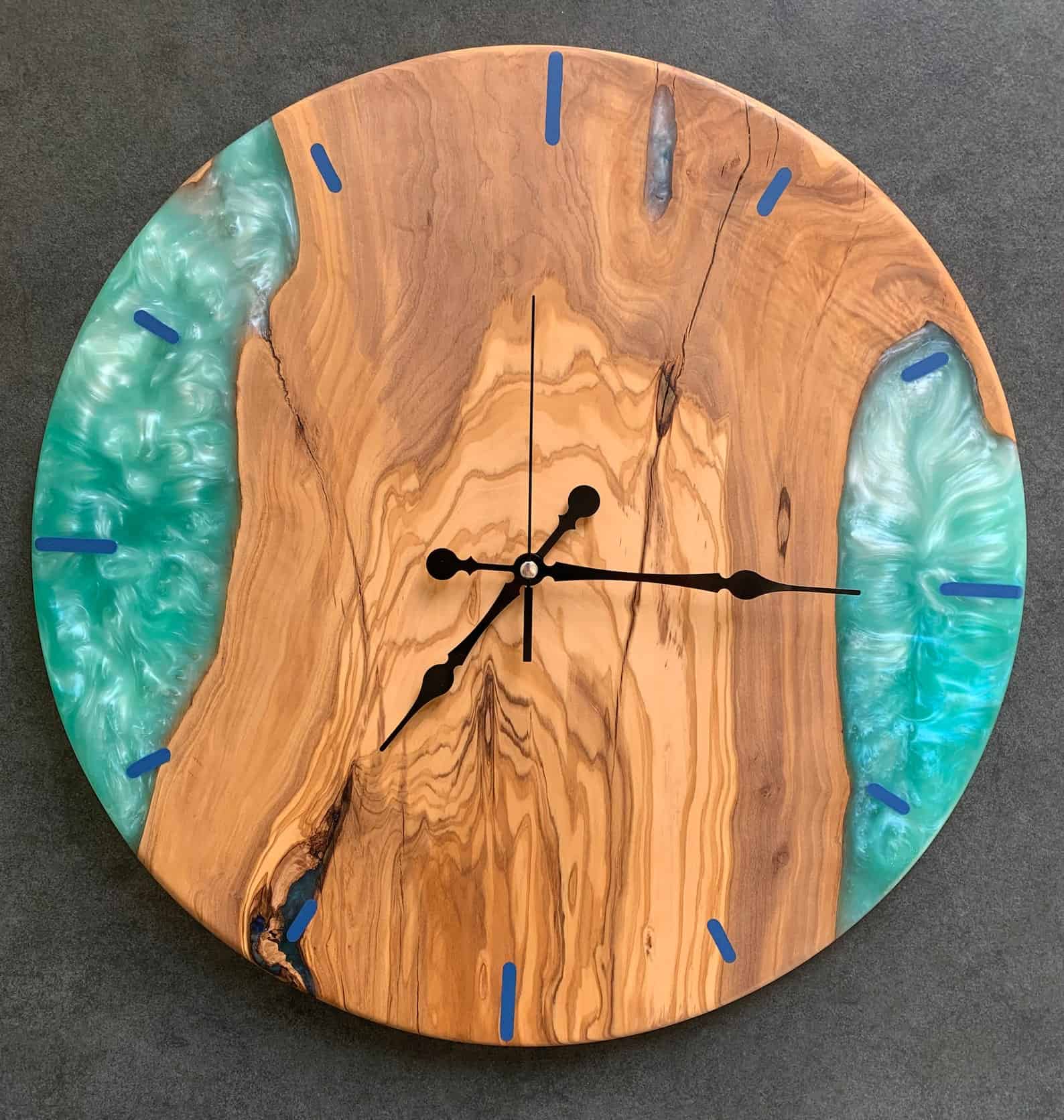 Colorful Wood Wall Clock