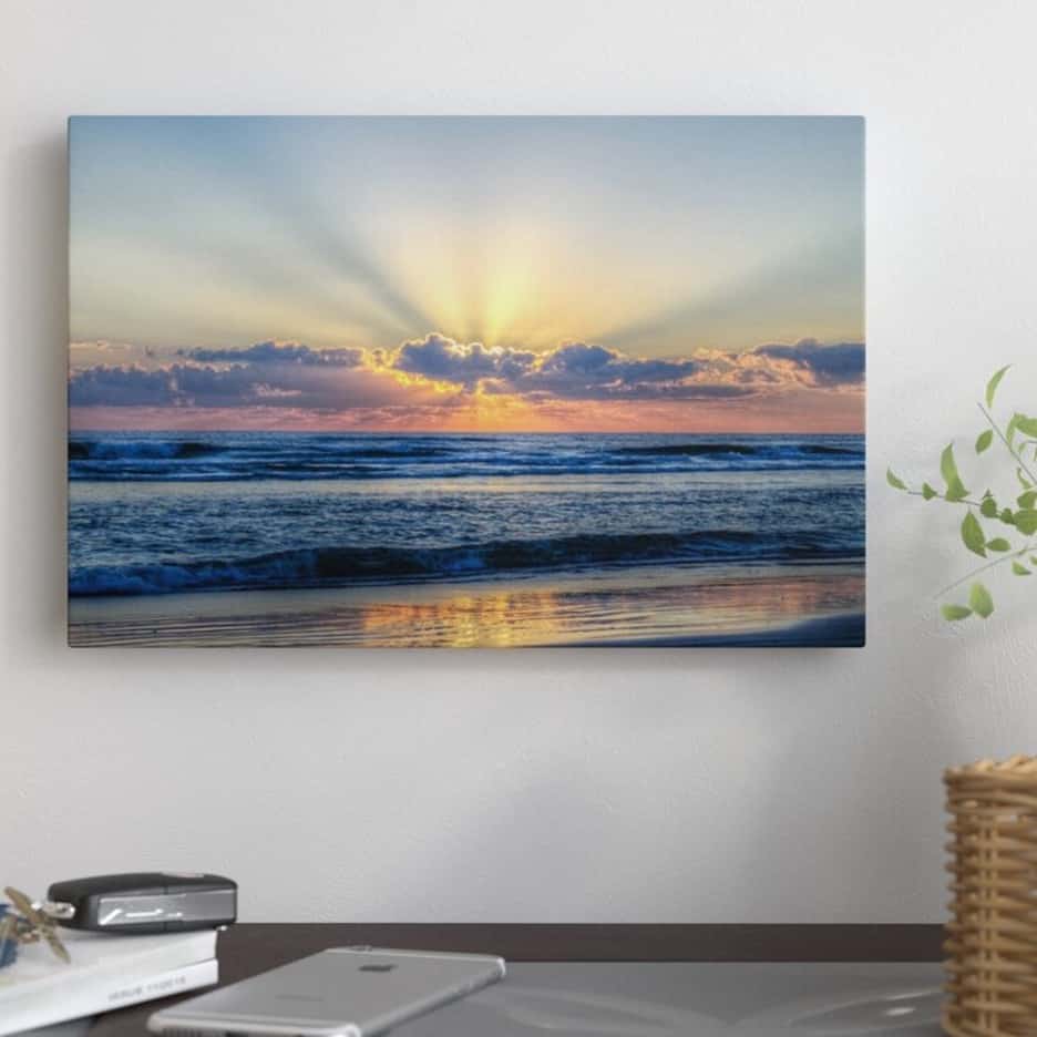 Bring The Outdoors Inside With A Seaside Canvas Print