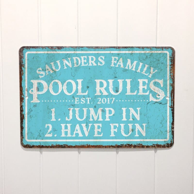 Vintage Decorative Signs Add To The Rustic Atmosphere Of Your Bathroom