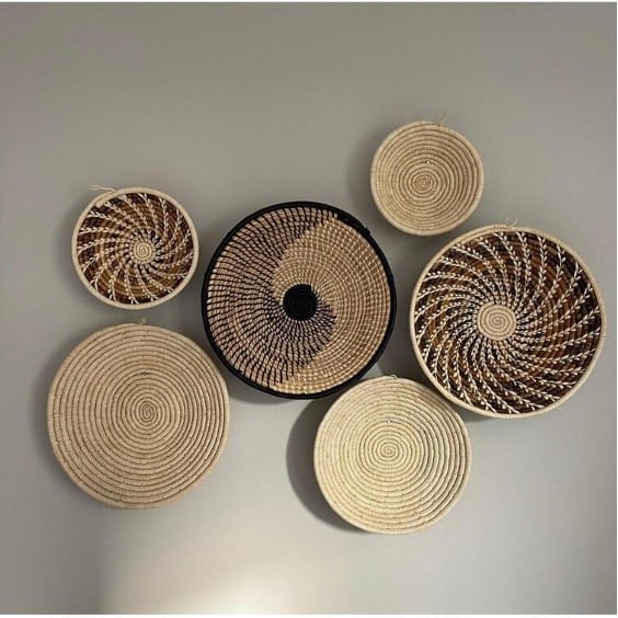 Revamp Your Bathroom Walls With These Handwoven African Baskets