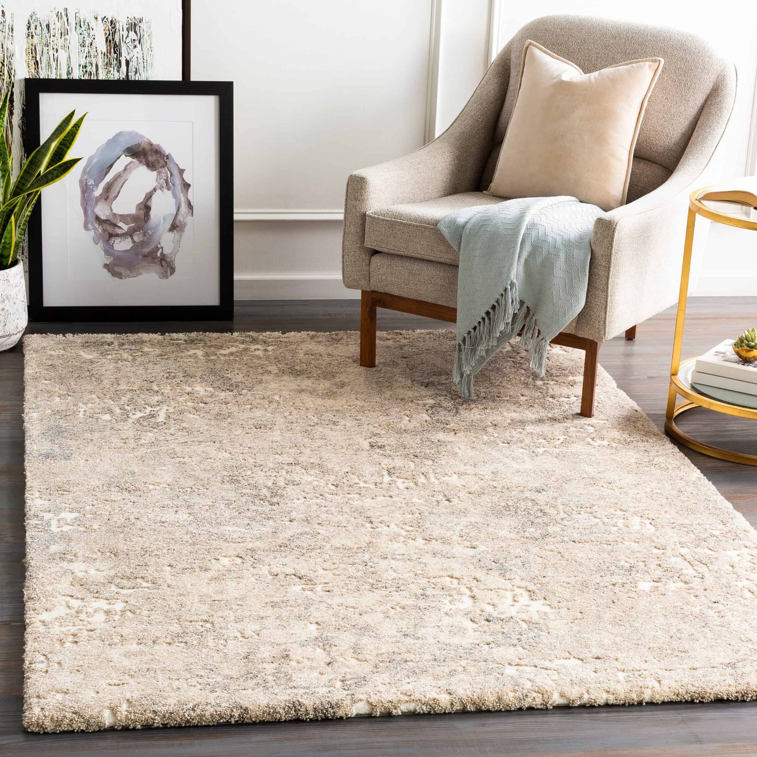 Add A Stylish Area Rug To Divide Space In Your Bedroom