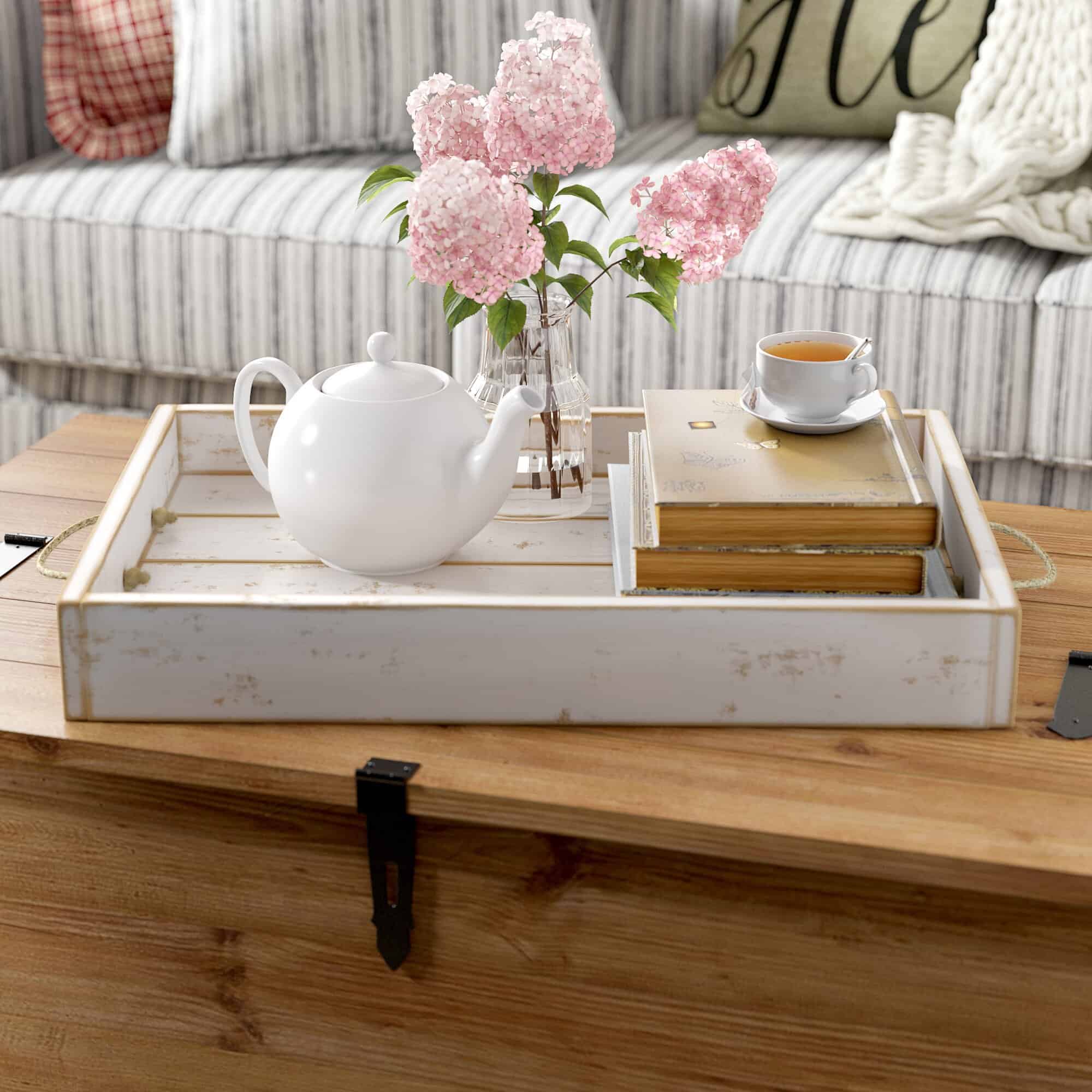 A Wooden Serving Tray Will Steal Farmhouse Lovers' Hearts