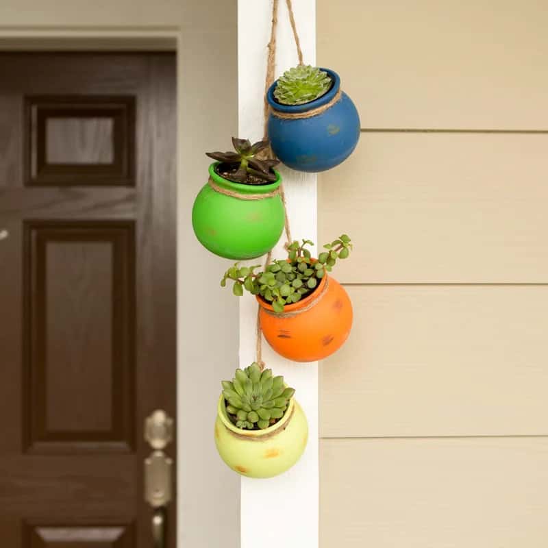 Create A Stylish And Space-Saving Indoor Garden With Hanging Pots