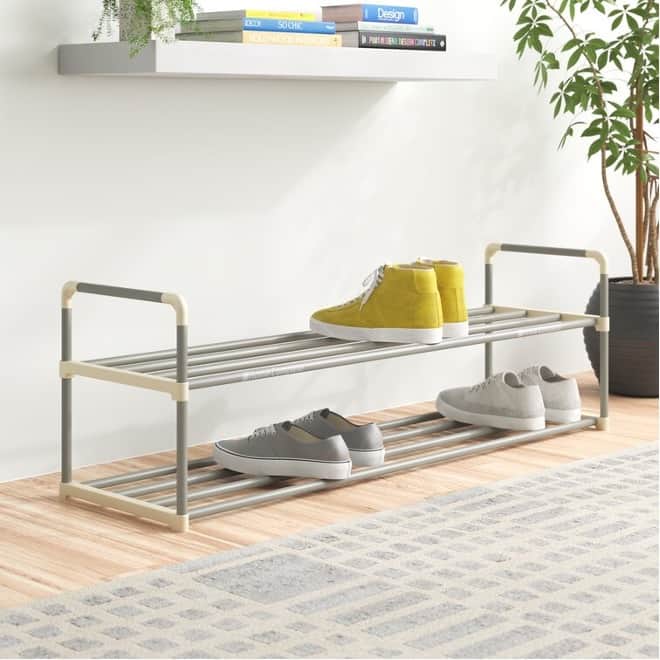 Or Opt For A Metal Shoe Rack, Instead