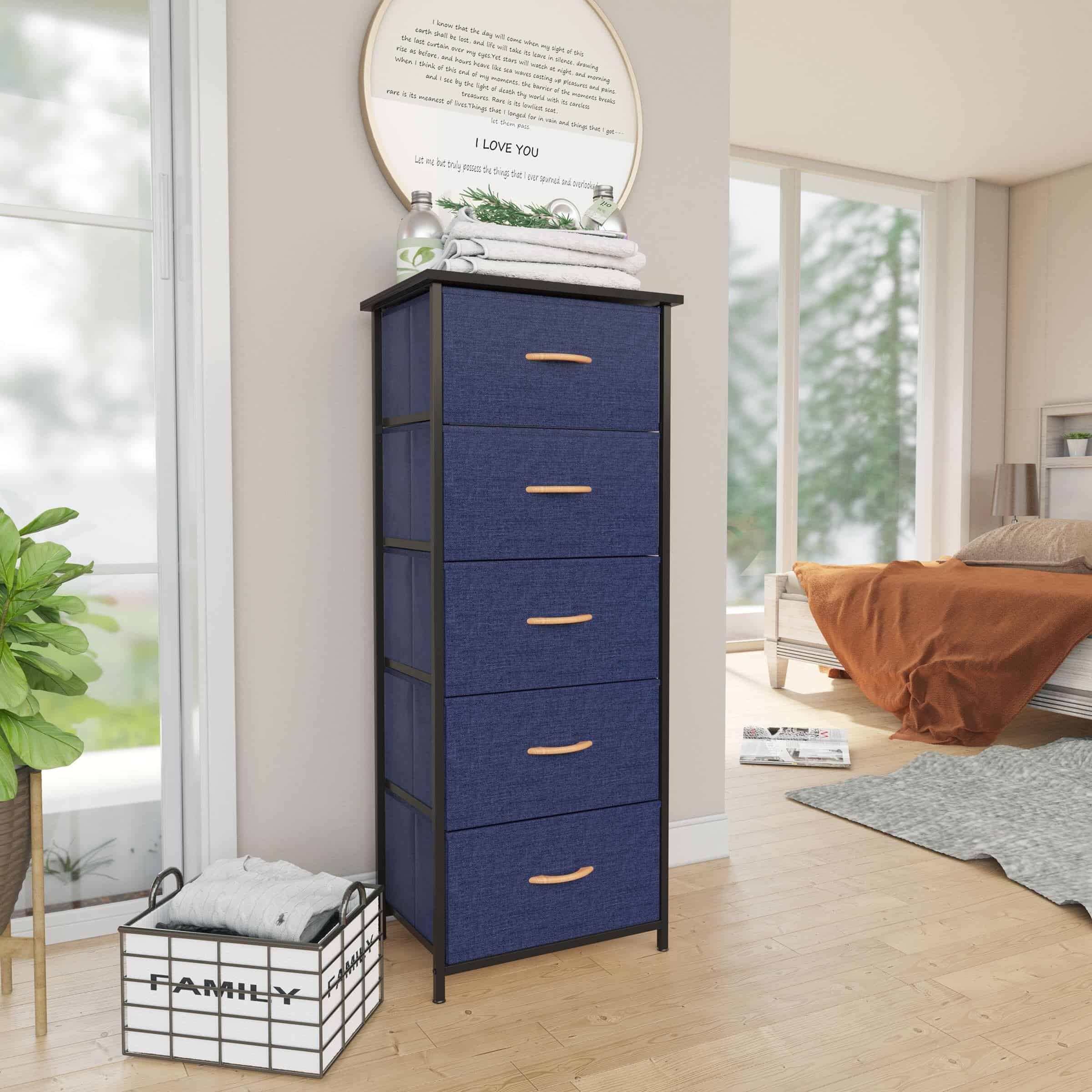 A Dresser With Foldable Drawers Is Stylish Yet Budget Friendly
