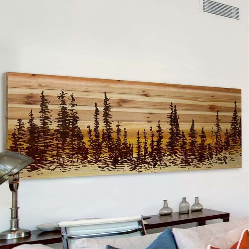 Decorate With A Wooden Art Piece