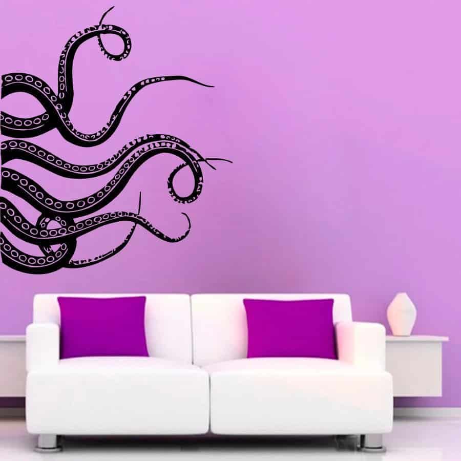 Vinyl Decals Are A Playful Way To Embellish Your Tall Walls