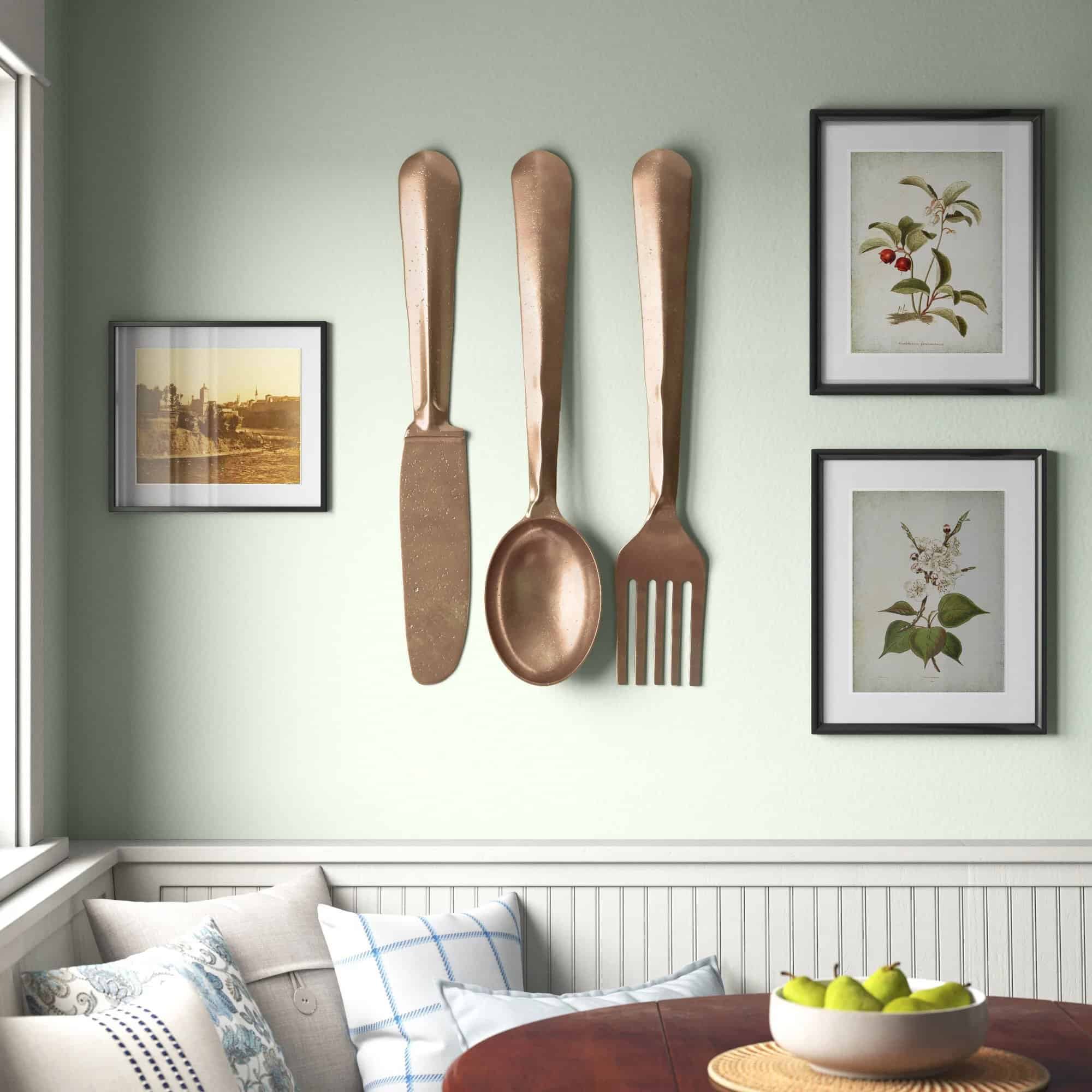 These Large Cooking Utensils Make For Unconventional Yet Gorgeous Wall Decor