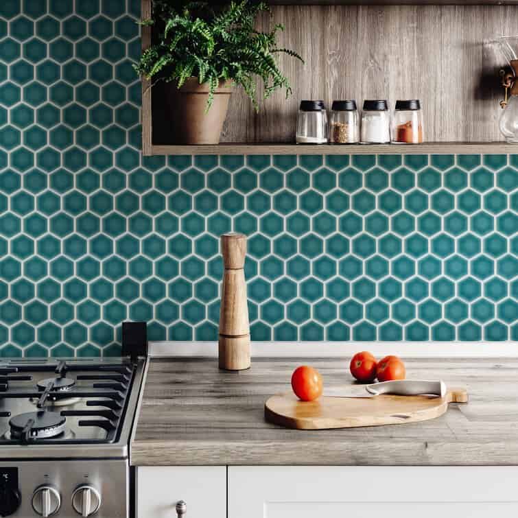 Jade Backsplash Is A Stunning Pick