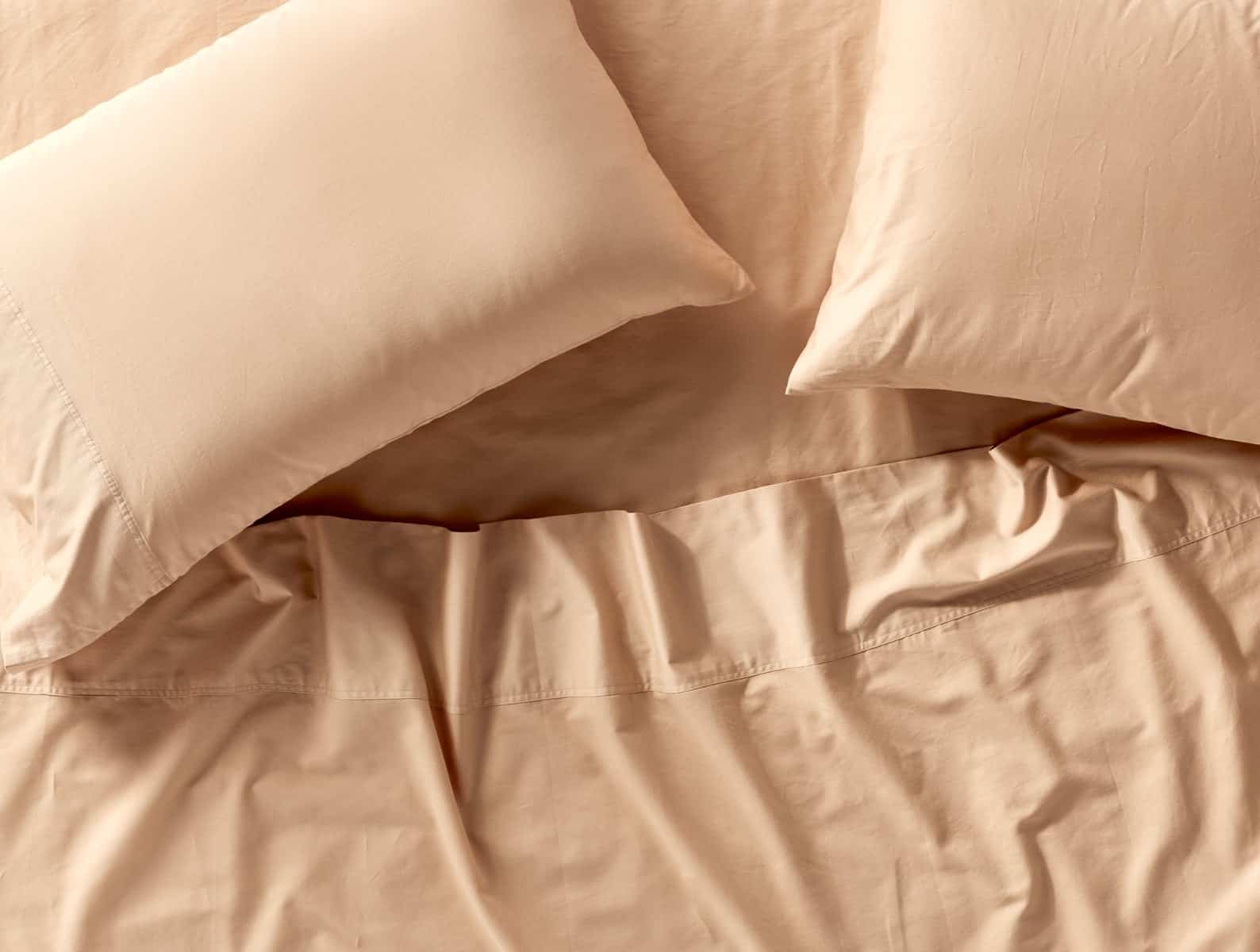 A Gorgeous Peachy Shade Will Fit So Well With Your White Comforter