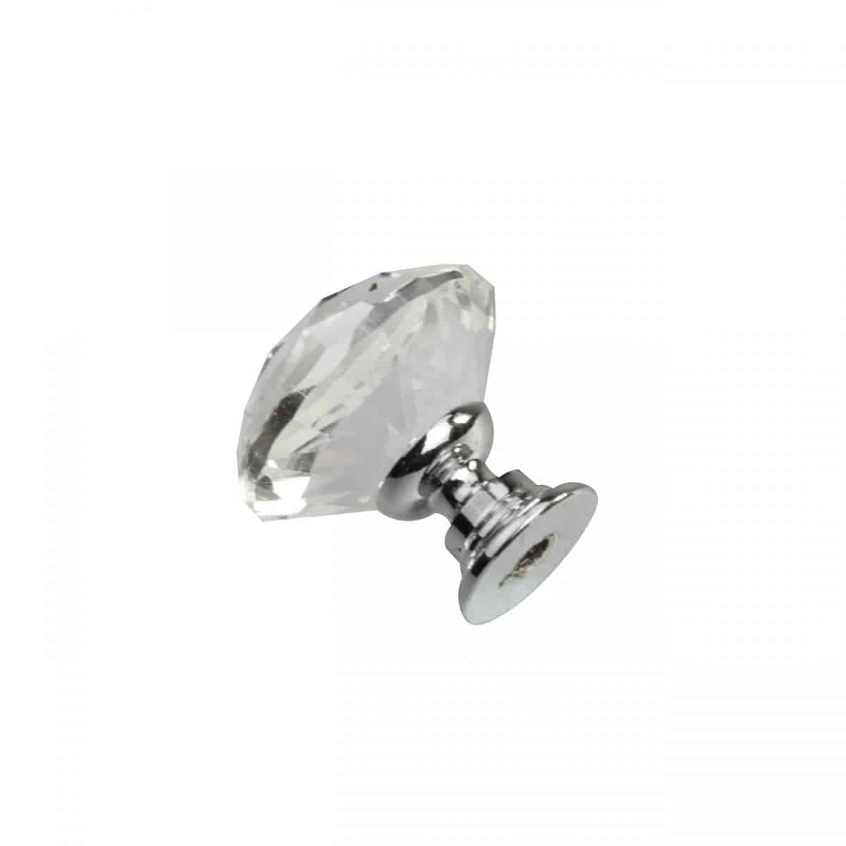 Crystal Knobs Are Perfect For Gray Cabinets In Glam Homes